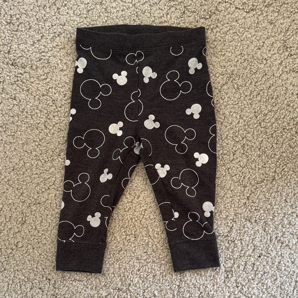 Mickey Mouse Print Pants